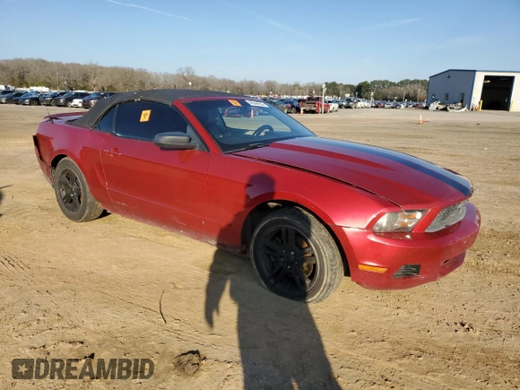2011 Ford Mustang V6 with VIN 1ZVBP8EM8B5154117, listed as a Copart auction lot 45344255 with 137,343 mi miles and Salvage title. Bid and sale history available at DreamBid. Image 4.