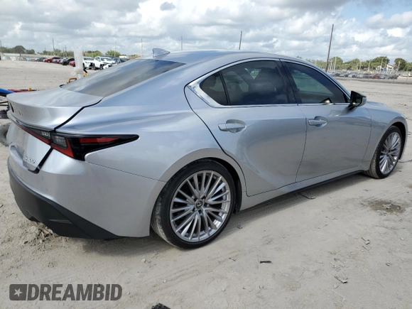 2022 Lexus IS 300 с VIN JTHDA1D22N5120116, выставлен на аукционе Copart как лот 43250735 с пробегом 5 976 миль миль и Списание • Salvage title. История ставок и продаж доступна на DreamBid. Изображение 3.