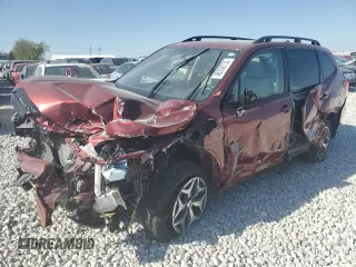 2023 Subaru Forester Premium z VIN JF2SKAEC2PH440021, wystawiony jako Copart lot #46356735 z przebiegiem Nie podano mil oraz Szkoda całkowita • Salvage title. Historia ofert i sprzedaży dostępna na DreamBid. Obrazek 1.