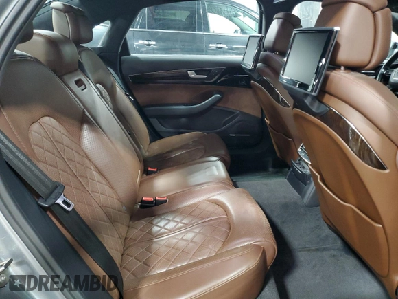 2014 Audi A8 3.0T z VIN WAURGAFD7EN005416, wystawiony jako Copart lot #42625745 z przebiegiem 141 244 mil mil oraz Szkoda całkowita • Salvage title. Historia ofert i sprzedaży dostępna na DreamBid. Obrazek 10.