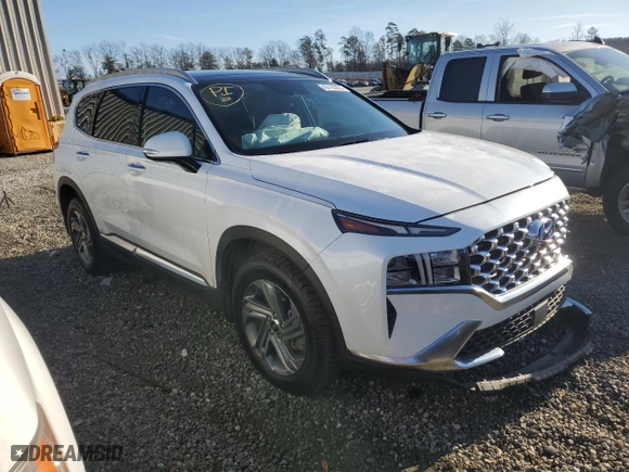 2022 Hyundai Santa Fe SEL with VIN 5NMS34AJ3NH460517, listed as a Copart auction lot 43155225 with 29,940 mi miles and Salvage Title. Bid and sale history available at carsss.com. Image 4.