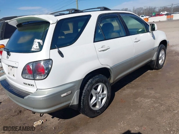 2001 Lexus RX 300 with VIN JTJHF10U210182051, listed as a IAAI auction lot 41624793 with 183,847 mi miles. Bid and sale history available at carsss.com. Image 4.