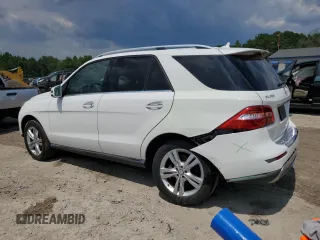 2015 Mercedes-Benz M 350 with VIN 4JGDA5JB2FA588896, listed as a Copart auction lot 62105315 with 91,992 mi miles and Salvage title. Bid and sale history available at DreamBid. Image 2.
