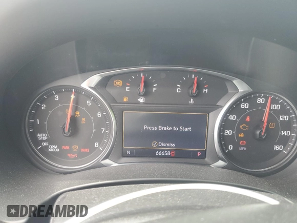 2022 GMC Terrain SLT with VIN 3GKALVEV1NL210134, listed as a Copart auction lot 59358745 with 66,658 mi miles and Salvage title. Bid and sale history available at DreamBid. Image 9.