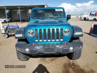 2020 Jeep Wrangler Unlimited Rubicon z VIN 1C4HJXFN2LW300085, wystawiony jako Copart lot #58085445 z przebiegiem 29 545 mil mil oraz Szkoda całkowita • Salvage title. Historia ofert i sprzedaży dostępna na DreamBid. Obrazek 5.