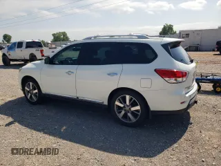 2016 Nissan Pathfinder Platinum with VIN 5N1AR2MN7GC602362, listed as a Copart auction lot 59363205 with 114,020 mi miles and Salvage title. Bid and sale history available at DreamBid. Image 2.