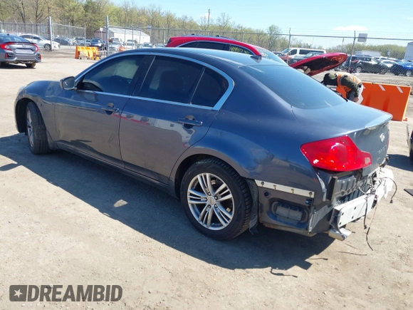 2010 Infiniti G37 x with VIN JN1CV6AR2AM451409, listed as a IAAI auction lot 41990672 with 82,569 mi miles. Bid and sale history available at carsss.com. Image 3.