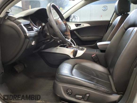2013 Audi A6 Premium Plus with VIN WAUGGAFC8DN034033, listed as a Copart auction lot 55471895 with 136,840 mi miles and Salvage title. Bid and sale history available at DreamBid. Image 7.