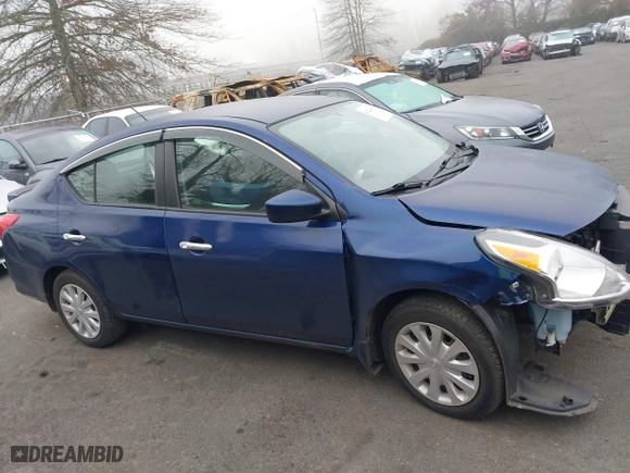 2019 Nissan Versa Sedan SV with VIN 3N1CN7AP2KL810791, listed as a IAAI auction lot 41324407 with 48,382 mi miles. Bid and sale history available at carsss.com. Image 14.