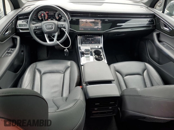 2021 Audi Q7 Premium with VIN WA1AXAF76MD016948, listed as a Copart auction lot 50158175 with 55,868 mi miles and Salvage title. Bid and sale history available at DreamBid. Image 8.