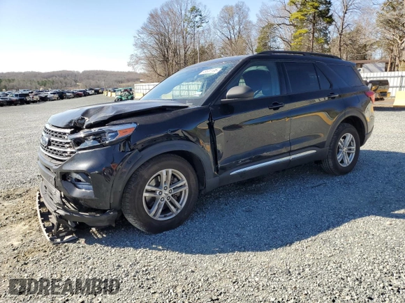 2020 Ford Explorer XLT with VIN 1FMSK8DH1LGC25701, listed as a Copart auction lot 49685105 with 88,379 mi miles and Salvage Title. Bid and sale history available at DreamBid. Image 1.