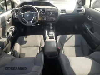 2013 Honda Civic LX with VIN 19XFB2F52DE214133, listed as a Copart auction lot 53840825 with 133,959 mi miles and Salvage Title. Bid and sale history available at DreamBid. Image 8.