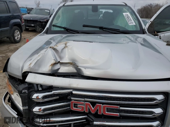 2016 GMC Canyon 4WD SLE with VIN 1GTG6CE32G1394199, listed as a Copart auction lot 87009604 with 0 mi miles and Salvage Title. Bid and sale history available at carsss.com. Image 11.