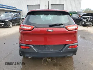 2016 Jeep Cherokee Sport with VIN 1C4PJMABXGW366669, listed as a Copart auction lot 55060605 with 68,978 mi miles and Salvage title. Bid and sale history available at DreamBid. Image 6.
