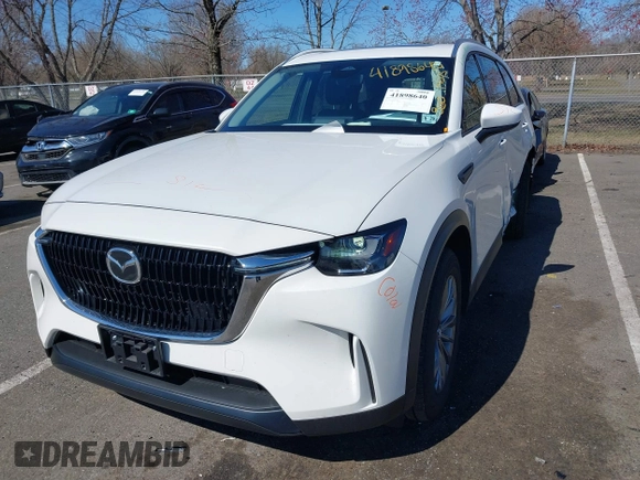 2024 Mazda CX-90 Preferred with VIN JM3KKBHD4R1175985, listed as a IAAI auction lot 41898640 with 7,359 mi miles and . Bid and sale history available at DreamBid. Image 2.