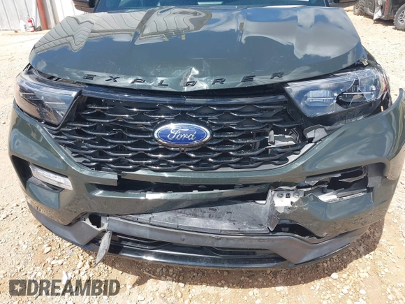 2022 Ford Explorer ST-Line with VIN 1FMSK8KH3NGA73166, listed as a IAAI auction lot 41909143 with 43,303 mi miles. Bid and sale history available at carsss.com. Image 18.