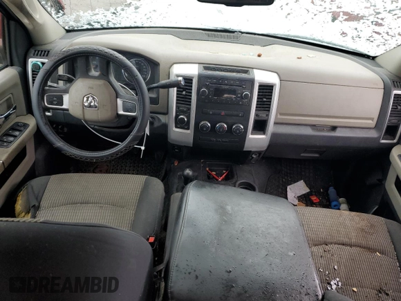 2010 Dodge Ram 2500 ST with VIN 3D7TT2CT0AG162610, listed as a Copart auction lot 81395934 with 0 mi miles and Salvage Title. Bid and sale history available at carsss.com. Image 8.