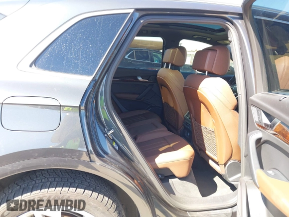 2018 Audi Q5 Premium Plus with VIN WA1BNAFY8J2107696, listed as a IAAI auction lot 41765883 with 75,363 mi miles. Bid and sale history available at carsss.com. Image 8.