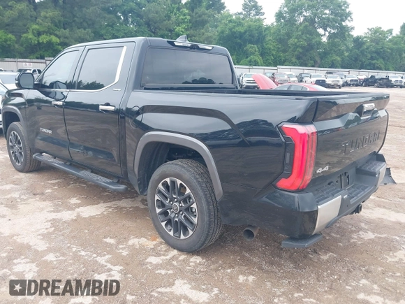 2024 Toyota Tundra Limited Hybrid with VIN 5TFJC5DB5RX046352, listed as a IAAI auction lot 42139232 with 22,189 mi miles and . Bid and sale history available at DreamBid. Image 3.