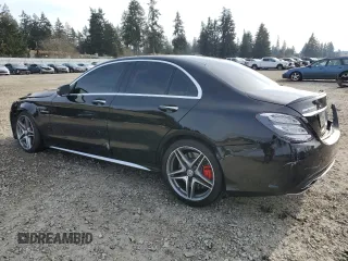 2016 Mercedes-Benz C 63 S AMG with VIN 55SWF8HB4GU109133, listed as a Copart auction lot 43380055 with 70,940 mi miles and Salvage title. Bid and sale history available at DreamBid. Image 2.