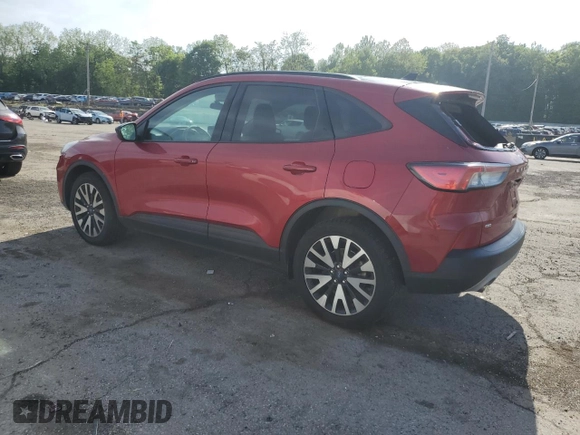 2020 Ford Escape SE Sport Hybrid with VIN 1FMCU9BZ4LUB54527, listed as a Copart auction lot 57207305 with 76,628 mi miles and Salvage title. Bid and sale history available at DreamBid. Image 2.