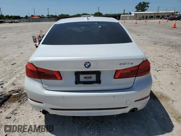 2019 BMW 5 Series 530e with VIN WBAJA9C50KB253692, listed as a Copart auction lot 52568095 with 61,023 mi miles and Salvage title. Bid and sale history available at DreamBid. Image 6.
