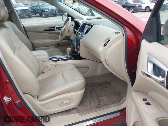 2013 Nissan Pathfinder SV with VIN 5N1AR2MM1DC626238, listed as a IAAI auction lot 41523585 with 159,067 mi miles. Bid and sale history available at carsss.com. Image 5.