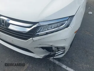 2018 Honda Odyssey Elite with VIN 5FNRL6H90JB024046, listed as a IAAI auction lot 42020880 with 45,536 mi miles. Bid and sale history available at carsss.com. Image 6.