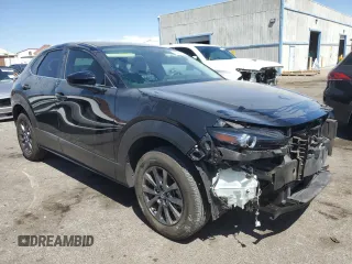 2021 Mazda CX-30 S with VIN 3MVDMBAL0MM302383, listed as a Copart auction lot 52392955 with 23,890 mi miles and Salvage Title. Bid and sale history available at carsss.com. Image 4.