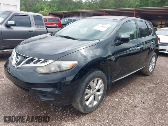 2014 Nissan Murano S with VIN JN8AZ1MW8EW517201, listed as a IAAI auction lot 42079418 with 165,098 mi miles. Bid and sale history available at carsss.com. Image 2.