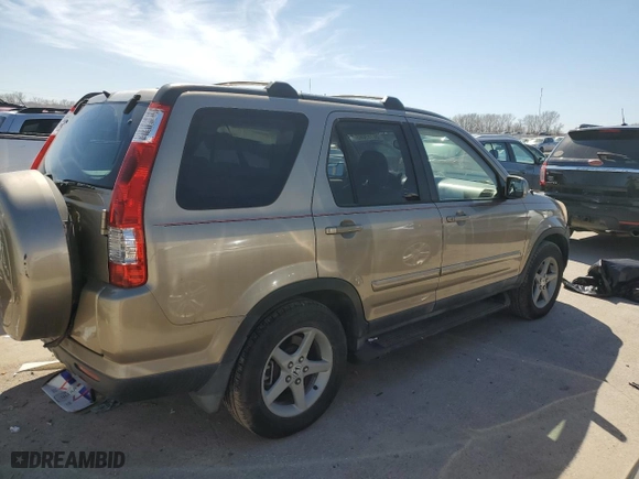 2005 Honda CR-V EX SE with VIN JHLRD789X5C019459, listed as a Copart auction lot 50159085 with 181,986 mi miles and Salvage Title. Bid and sale history available at carsss.com. Image 3.