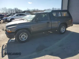 2003 Dodge Dakota with VIN 1D7FL16X23S157474, listed as a Copart auction lot 47778365 with 167,812 mi miles and Salvage Title. Bid and sale history available at carsss.com. Image 1.