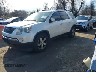 2011 GMC Acadia SLT2 with VIN 1GKKVSED1BJ184190, listed as a IAAI auction lot 41685394 with 211,742 mi miles. Bid and sale history available at carsss.com. Image 2.