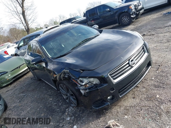 2014 Nissan Maxima S with VIN 1N4AA5AP0EC909054, listed as a IAAI auction lot 41581084 with 68,667 mi miles and . Bid and sale history available at DreamBid. Image 1.