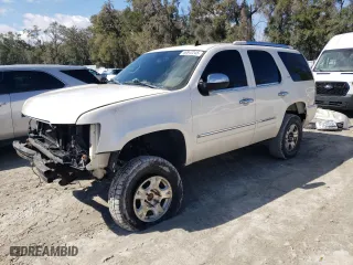 2011 Chevrolet Tahoe LTZ with VIN 1GNSCCE08BR262848, listed as a Copart auction lot 46843245 with 284,440 mi miles and Non Repairable. Bid and sale history available at carsss.com. Image 1.