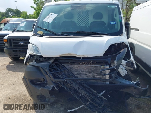 2023 Ram ProMaster Cargo with VIN 3C6LRVVG2PE596243, listed as a IAAI auction lot 42069331 with 9,332 mi miles and . Bid and sale history available at DreamBid. Image 13.