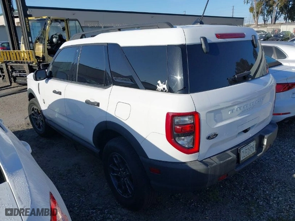 2023 Ford Bronco Sport Big Bend with VIN 3FMCR9B67PRD09074, listed as a IAAI auction lot 41343374 with 20,514 mi miles. Bid and sale history available at carsss.com. Image 3.