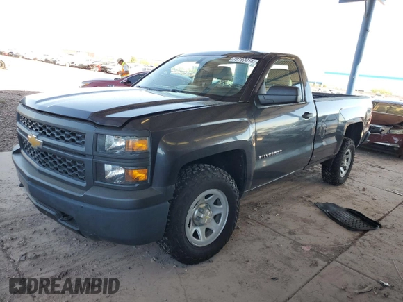 2014 Chevrolet Silverado 1500 Work Truck with VIN 1GCNKPEH4EZ303759, listed as a Copart auction lot 70707014 with 73,613 mi miles and Salvage Title. Bid and sale history available at DreamBid. Image 1.