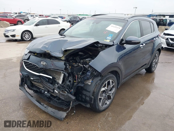 2021 Kia Sportage EX with VIN KNDPN3AC7M7920408, listed as a IAAI auction lot 41421579 with 70,921 mi miles and . Bid and sale history available at DreamBid. Image 20.