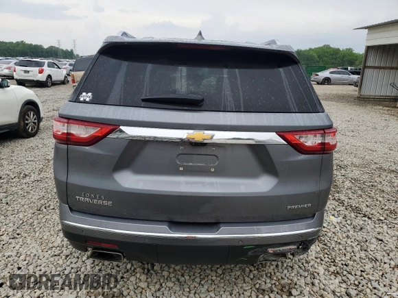 2020 Chevrolet Traverse Premier with VIN 1GNERKKW1LJ302248, listed as a Copart auction lot 55493395 with 68,022 mi miles and Salvage title. Bid and sale history available at DreamBid. Image 6.