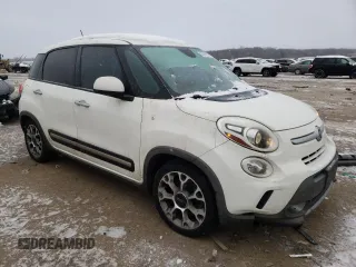 2014 FIAT 500L Trekking with VIN ZFBCFADH7EZ016087, listed as a Copart auction lot 36799254 with 133,852 mi miles and Salvage Title. Bid and sale history available at carsss.com. Image 4.