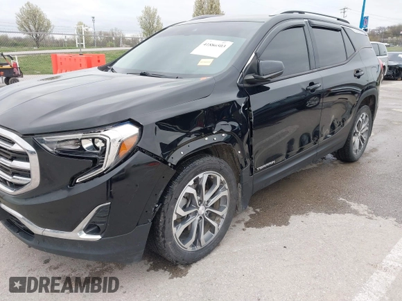 2020 GMC Terrain SLT with VIN 3GKALVEX1LL300155, listed as a IAAI auction lot 41886503 with 121,771 mi miles. Bid and sale history available at carsss.com. Image 6.