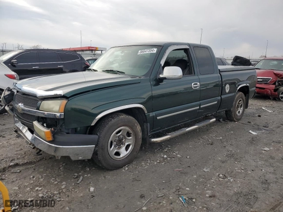 2004 Chevrolet Silverado 1500 Work Truck with VIN 2GCEC19V741260326, listed as a Copart auction lot 86647354 with 0 mi miles and Salvage Title. Bid and sale history available at carsss.com. Image 1.