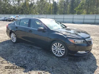 2014 Acura RLX Tech Pkg with VIN JH4KC1F58EC007419, listed as a Copart auction lot 75606064 with 175,531 mi miles and Salvage Title. Bid and sale history available at carsss.com. Image 4.