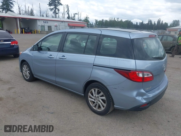 2012 Mazda 5 Sport with VIN JM1CW2BLXC0127258, listed as a IAAI auction lot 42226885 with 112,102 mi miles and . Bid and sale history available at DreamBid. Image 3.