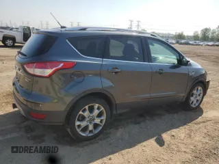 2016 Ford Escape Titanium with VIN 1FMCU9J98GUB32375, listed as a Copart auction lot 59564885 with 123,548 mi miles and Salvage title. Bid and sale history available at DreamBid. Image 3.