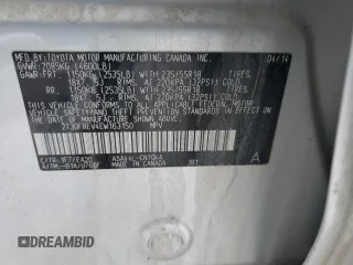 2014 Toyota RAV4 Limited with VIN 2T3DFREV4EW163150, listed as a Copart auction lot 44580915 with 143,812 mi miles and Salvage Title. Bid and sale history available at carsss.com. Image 13.
