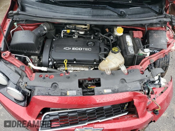 2014 Chevrolet Sonic LT with VIN 1G1JC5SH1E4150509, listed as a Copart auction lot 42500504 with 125,848 mi miles and Salvage Title. Bid and sale history available at DreamBid. Image 11.