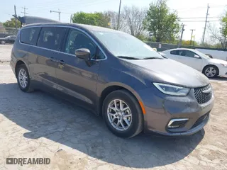 2023 Chrysler Pacifica Touring L with VIN 2C4RC1BG9PR600787, listed as a IAAI auction lot 41849341 with 45,465 mi miles. Bid and sale history available at carsss.com. Image 1.
