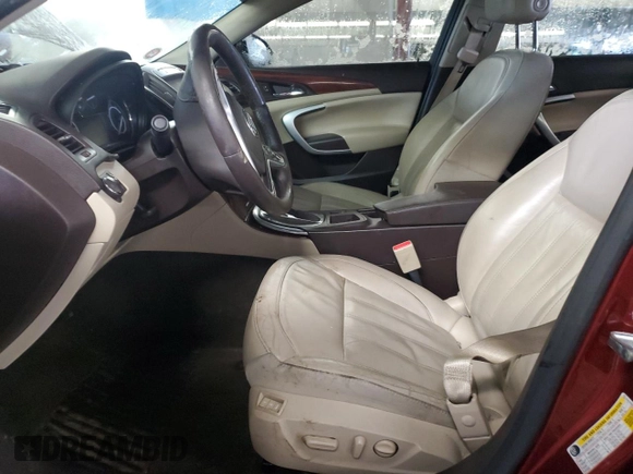2016 Buick Regal Premium II with VIN 2G4GT5GX4G9142630, listed as a Copart auction lot 45099245 with 0 mi miles and Salvage Title. Bid and sale history available at carsss.com. Image 7.